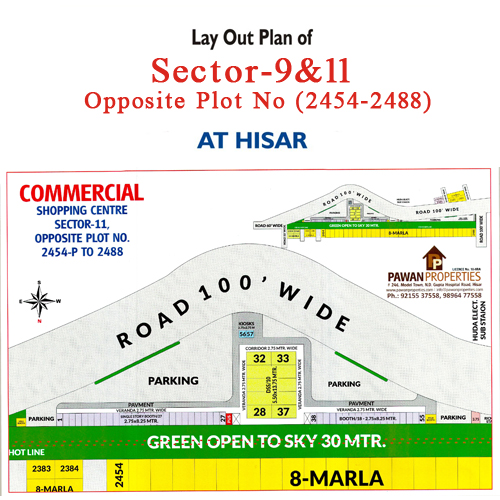 Sector-9&11 Phase-1 (Opposite Plot No 2454-2488)
